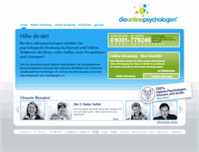 Tablet Screenshot of dieonlinepsychologen.de